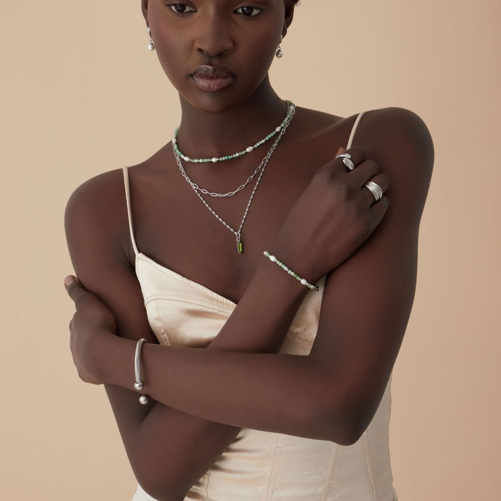 Lila Pearl Bracelet